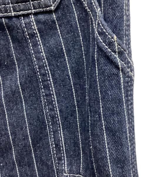 OKONKWO（オコンクウォ）OKONKWO (オコンクウォ) ピンストライプペインターパンツ インディゴ サイズ:Lの古着・服飾アイテム