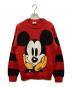 Mickey & Co（ミッキー＆コー）の古着「ヴィンテージキャラクターニット」｜レッド