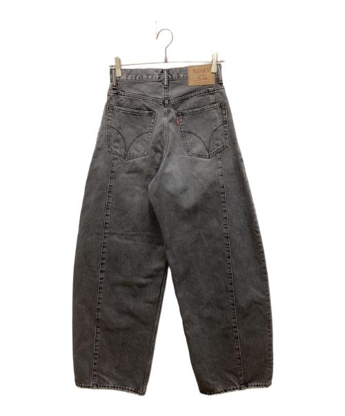 Hysteric Glamour（ヒステリックグラマー）Hysteric Glamour (ヒステリックグラマー) カーブデニムパンツ グレー サイズ:W25の古着・服飾アイテム