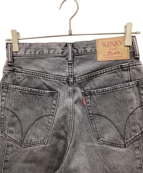 Hysteric Glamour（ヒステリックグラマー）Hysteric Glamour (ヒステリックグラマー) カーブデニムパンツ グレー サイズ:W25の古着・服飾アイテム