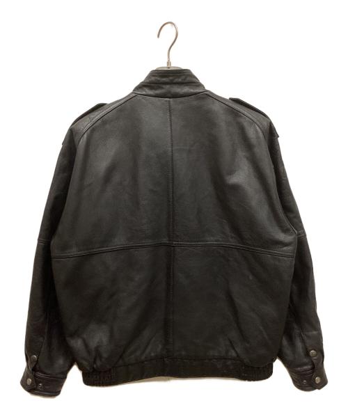 USED（ユーズド）USED (ユーズド) レザージャケット ブラック サイズ:Lの古着・服飾アイテム