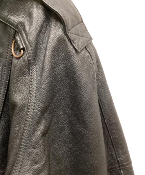 USED（ユーズド）USED (ユーズド) レザージャケット ブラック サイズ:Lの古着・服飾アイテム