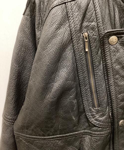USED（ユーズド）USED (ユーズド) レザージャケット ブラック サイズ:Lの古着・服飾アイテム