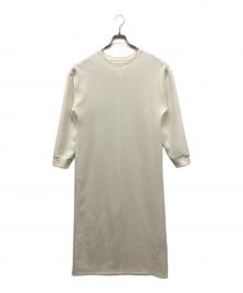 Whim Gazette（ウィムガゼット）の古着「Vガゼットワンピース」｜ホワイト