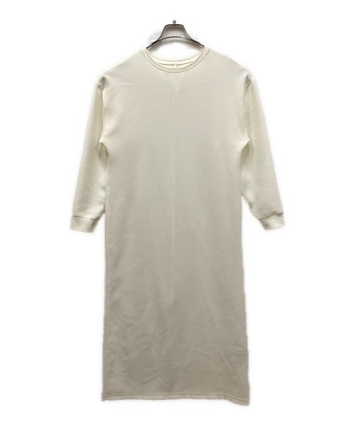 Whim Gazette（ウィムガゼット）Whim Gazette (ウィムガゼット) Vガゼットワンピース ホワイト サイズ:FREEの古着・服飾アイテム