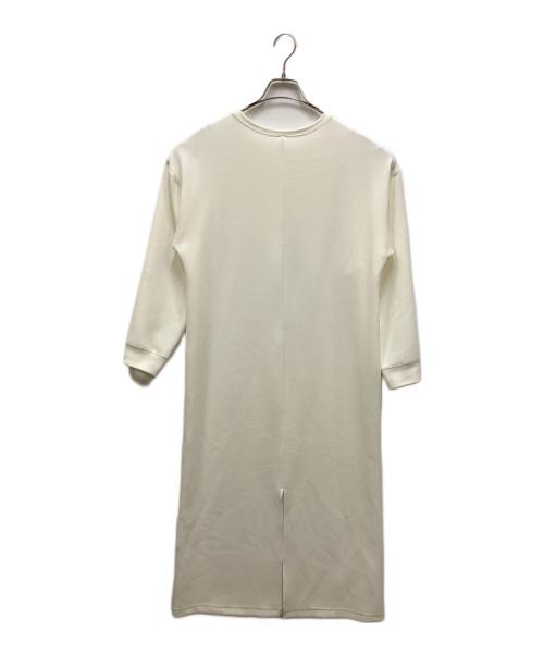 Whim Gazette（ウィムガゼット）Whim Gazette (ウィムガゼット) Vガゼットワンピース ホワイト サイズ:FREEの古着・服飾アイテム