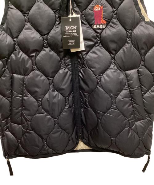 TAION（タイオン）TAION (タイオン) graniph (グラニフ) ライトシェルダウンベスト ブラック サイズ:XL 未使用品の古着・服飾アイテム