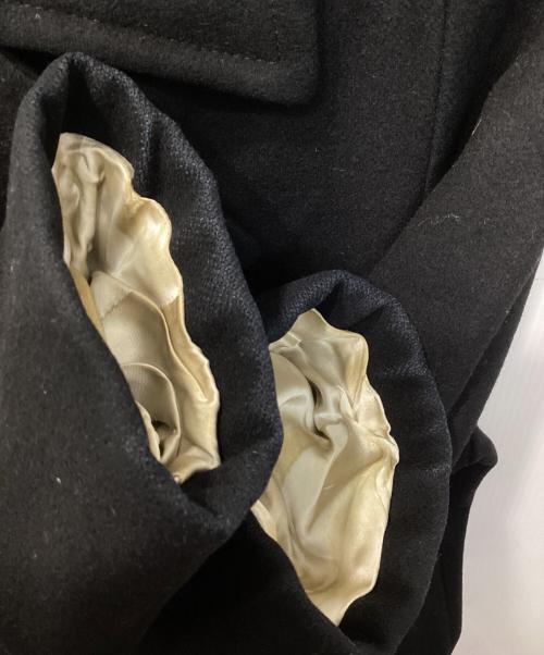 Vivienne Westwood（ヴィヴィアンウエストウッド）Vivienne Westwood (ヴィヴィアンウエストウッド) 銀ボタンPコート ブラック サイズ:46の古着・服飾アイテム