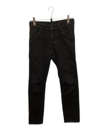 DSQUARED2（ディースクエアード）の古着「スキニーデニムパンツ」｜ブラック