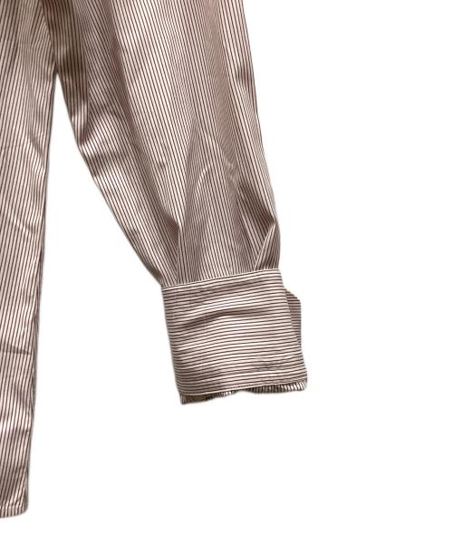 DOLCE & GABBANA（ドルチェ＆ガッバーナ）DOLCE & GABBANA (ドルチェ＆ガッバーナ) ストライプシャツ ホワイト×レッド サイズ:16 1/2の古着・服飾アイテム