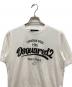 DSQUARED2 (ディースクエアード) ロゴプリントTシャツ ホワイト サイズ:S：7000円