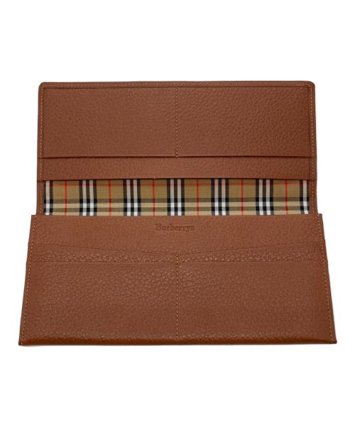 Burberry's（バーバリー）Burberry's (バーバリー) 裏ノバチェック二つ折り長財布 ブラウンの古着・服飾アイテム