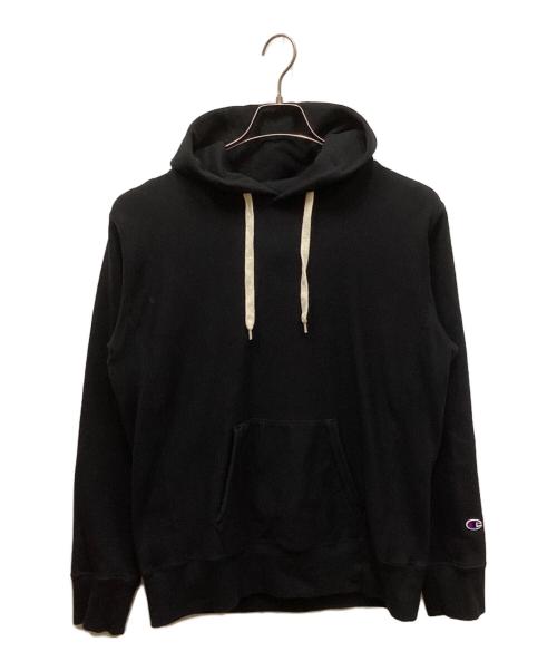 Champion REVERSE WEAVE（チャンピオン リバース ウィーブ）Champion REVERSE WEAVE (チャンピオン リバース ウィーブ) スウェットパーカー ブラック サイズ:XLの古着・服飾アイテム