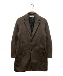 BEAUTY&YOUTH（ビューティーアンドユース）の古着「ソリッド 120S メルトン チェスターコート」｜ブラウン