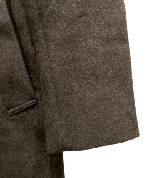 BEAUTY&YOUTH（ビューティーアンドユース）BEAUTY&YOUTH (ビューティーアンドユース) ソリッド 120S メルトン チェスターコート ブラウン サイズ:XLの古着・服飾アイテム