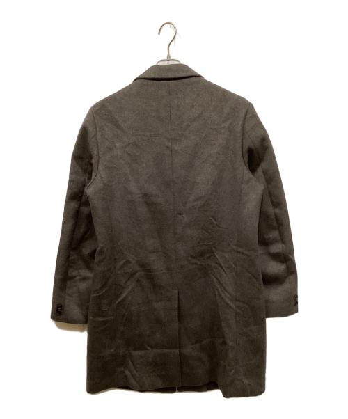 BEAUTY&YOUTH（ビューティーアンドユース）BEAUTY&YOUTH (ビューティーアンドユース) ソリッド 120S メルトン チェスターコート ブラウン サイズ:XLの古着・服飾アイテム