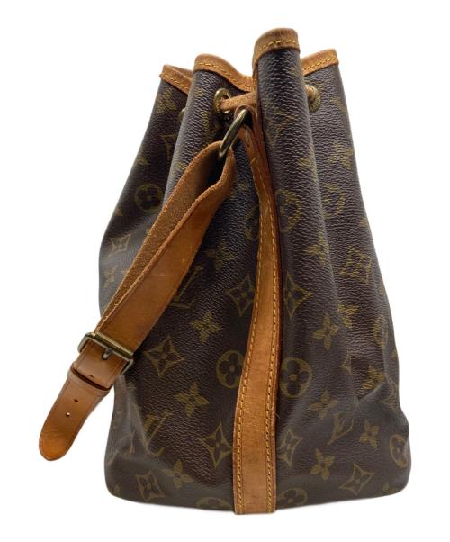 LOUIS VUITTON（ルイ ヴィトン）LOUIS VUITTON (ルイ ヴィトン) プチノエ 巾着ショルダーバッグ ブラウンの古着・服飾アイテム