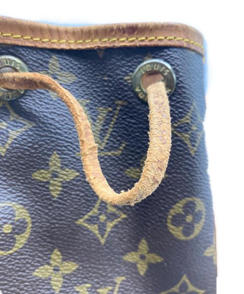 LOUIS VUITTON（ルイ ヴィトン）LOUIS VUITTON (ルイ ヴィトン) プチノエ 巾着ショルダーバッグ ブラウンの古着・服飾アイテム