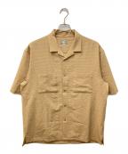 THE NORTH FACEザ ノース フェイス）の古着「S/S Seersucker Vent Mesh Shirt/シアサッカーベントメッシュシャツ」｜ベージュ