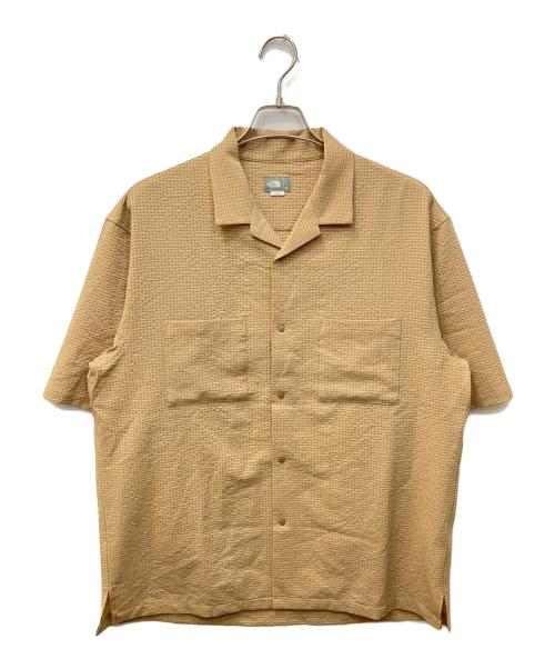 THE NORTH FACE（ザ ノース フェイス）THE NORTH FACE (ザ ノース フェイス) S/S Seersucker Vent Mesh Shirt/シアサッカーベントメッシュシャツ ベージュ サイズ:XLの古着・服飾アイテム