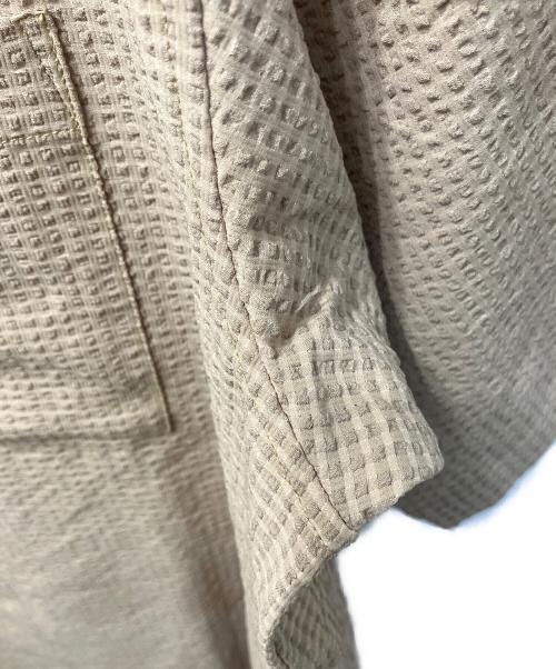 THE NORTH FACE（ザ ノース フェイス）THE NORTH FACE (ザ ノース フェイス) S/S Seersucker Vent Mesh Shirt/シアサッカーベントメッシュシャツ ベージュ サイズ:XLの古着・服飾アイテム