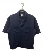 THE NORTH FACEザ ノース フェイス）の古着「S/S Seersucker Vent Mesh Shirt/シアサッカーベントメッシュシャツ」｜ネイビー