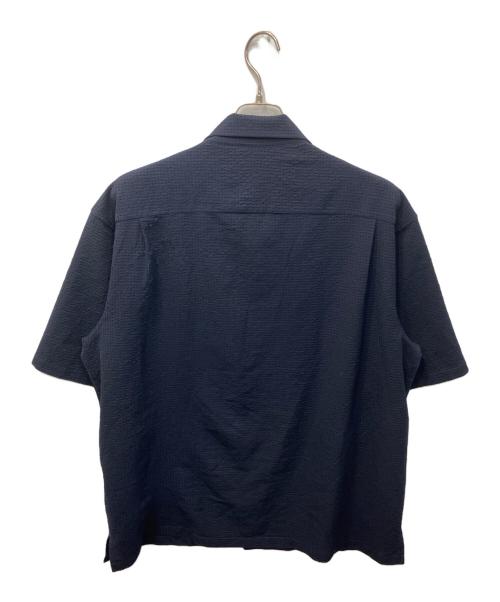 THE NORTH FACE（ザ ノース フェイス）THE NORTH FACE (ザ ノース フェイス) S/S Seersucker Vent Mesh Shirt/シアサッカーベントメッシュシャツ ネイビー サイズ:XLの古着・服飾アイテム