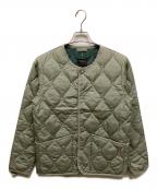 TAIONタイオン）の古着「ダウンジャケット」｜黄緑