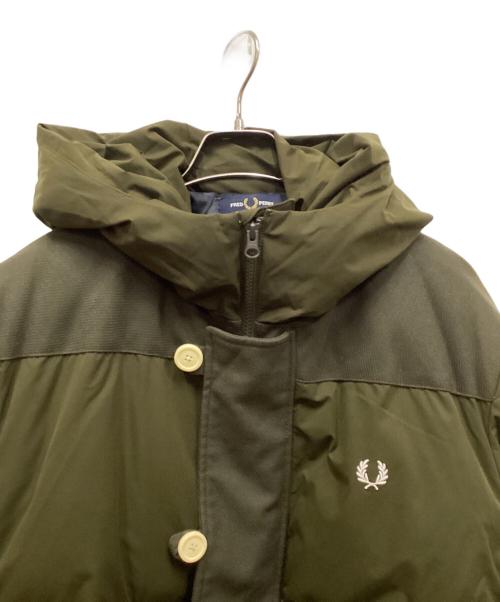 FRED PERRY（フレッドペリー）FRED PERRY (フレッドペリー) ダウンコート オリーブ サイズ:10の古着・服飾アイテム
