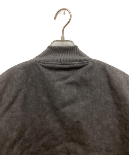 NO ID.（ノーアイディー）NO ID. (ノーアイディー) アンイーブンプリントBIG MA-1 グレー サイズ:FREEの古着・服飾アイテム