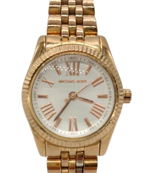 MICHAEL KORS（マイケル・コース）MICHAEL KORS (マイケル・コース) リストウォッチ ホワイトの古着・服飾アイテム