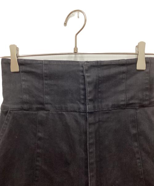 Knuth Marf（クヌースマーフ）knuth marf (クヌースマーフ) ハイウエストワイドパンツ ブラック サイズ:FREEの古着・服飾アイテム