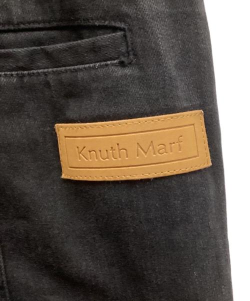 Knuth Marf（クヌースマーフ）knuth marf (クヌースマーフ) ハイウエストワイドパンツ ブラック サイズ:FREEの古着・服飾アイテム