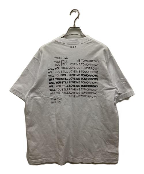 sacai（サカイ）sacai (サカイ) バックプリントTシャツ ホワイト サイズ:5の古着・服飾アイテム