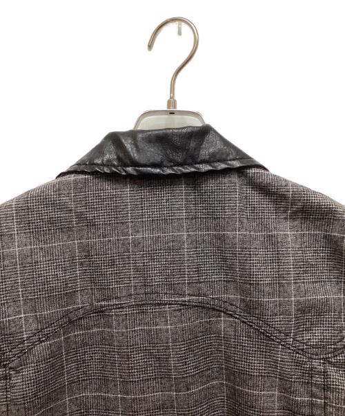 Knuth Marf（クヌースマーフ）knuth marf (クヌースマーフ) 襟切替ブルゾン グレー サイズ:FREEの古着・服飾アイテム