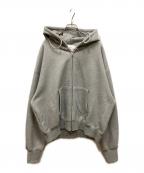 soerteソエルテ）の古着「Heavy weight double zip」｜グレー