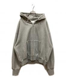 soerte（ソエルテ）の古着「Heavy weight double zip」｜グレー