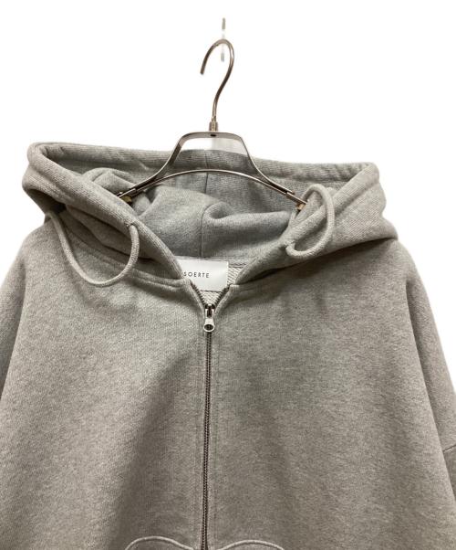 soerte（ソエルテ）soerte (ソエルテ) Heavy weight double zip グレー サイズ:3の古着・服飾アイテム