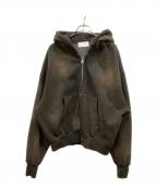 soerteソエルテ）の古着「Heavy weight double zip」｜ブラウン