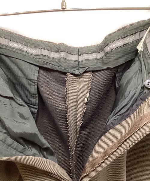 GIORGIO ARMANI（ジョルジョアルマーニ）GIORGIO ARMANI (ジョルジョアルマーニ) スラックス ブラウン サイズ:不明の古着・服飾アイテム