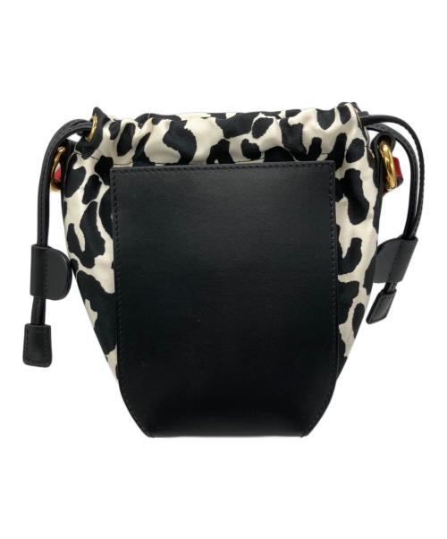 MARNI（マルニ）MARNI (マルニ) gusset leopard-print shoulder bag ブラックの古着・服飾アイテム