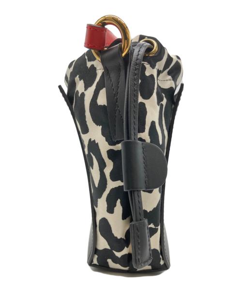 MARNI（マルニ）MARNI (マルニ) gusset leopard-print shoulder bag ブラックの古着・服飾アイテム