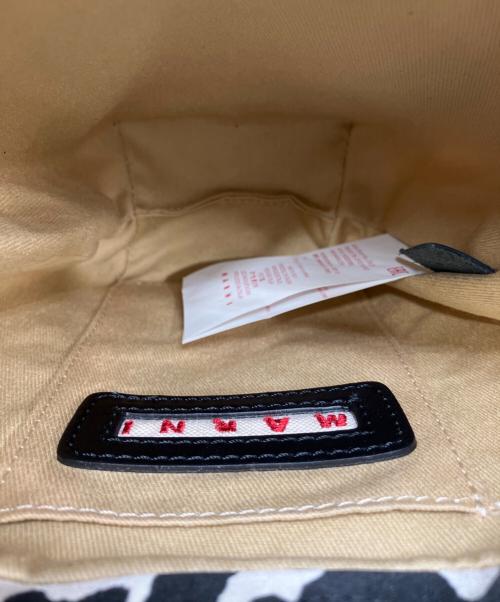 MARNI（マルニ）MARNI (マルニ) gusset leopard-print shoulder bag ブラックの古着・服飾アイテム