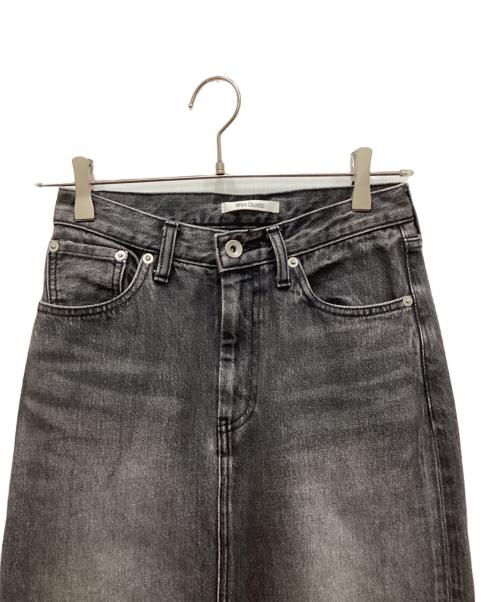 Whim Gazette（ウィムガゼット）Whim Gazette (ウィムガゼット) デニムスリットスカート グレー サイズ:36の古着・服飾アイテム
