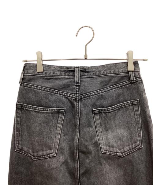 Whim Gazette（ウィムガゼット）Whim Gazette (ウィムガゼット) デニムスリットスカート グレー サイズ:36の古着・服飾アイテム