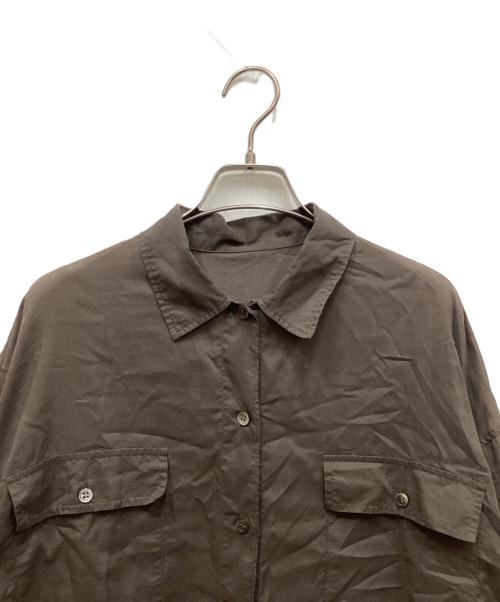 GALLARDA GALANTE（ガリャルダガランテ）GALLARDA GALANTE (ガリャルダガランテ) ローンシャツ ブラウン サイズ:FREEの古着・服飾アイテム