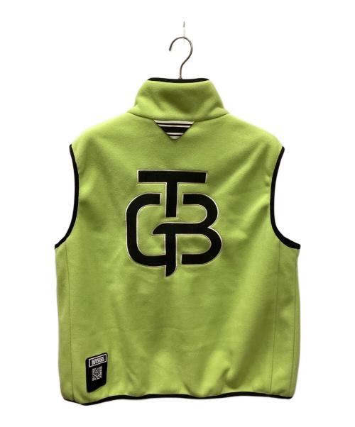 THURSDAY GOLFIN BUTCHERS（サーズデイゴルフィンブッチャーズ）THURSDAY GOLFIN BUTCHERS (サーズデイゴルフィンブッチャーズ) フリースベスト グリーン サイズ:M/Lの古着・服飾アイテム