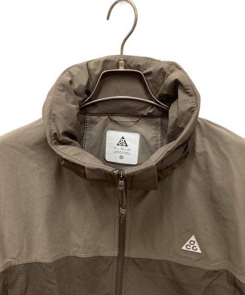 NIKE ACG（ナイキエーシージー）NIKE ACG (ナイキエーシージー) SUN FARER スタンドカラージャケット ブラウン サイズ:XXLの古着・服飾アイテム