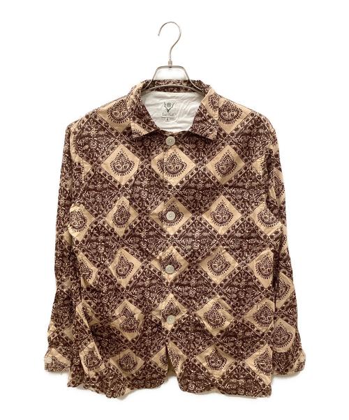 South2 West8（サウスツー ウエストエイト）South2 West8 (サウスツー ウエストエイト) pen jacket ブラウン サイズ:Sの古着・服飾アイテム