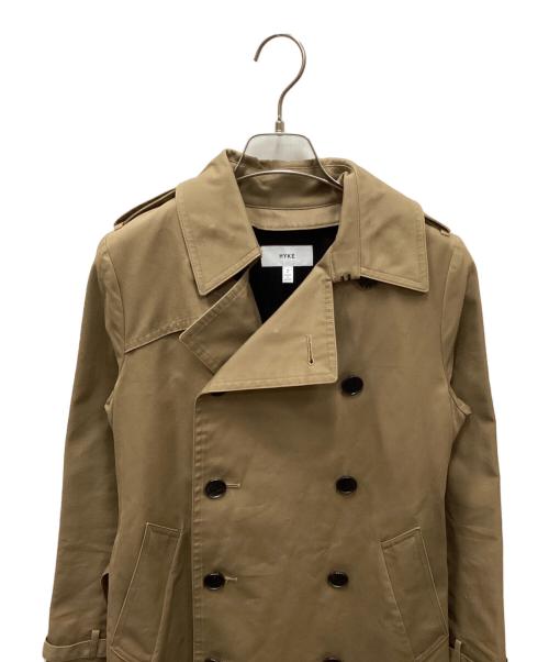 HYKE（ハイク）HYKE (ハイク) ライナー付トレンチコート ブラウン サイズ:2の古着・服飾アイテム